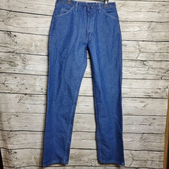 Bulwark Jeans Mens 34x36 Blue FR Flame Resistant Relaxed Excel Denim Pants - Picture 1 of 6